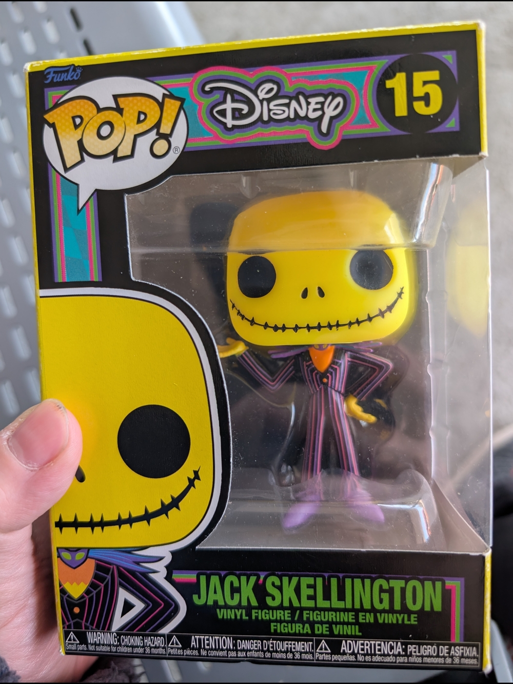 Funko POP! Disney Jack Skellington Yellow, Black, Purple